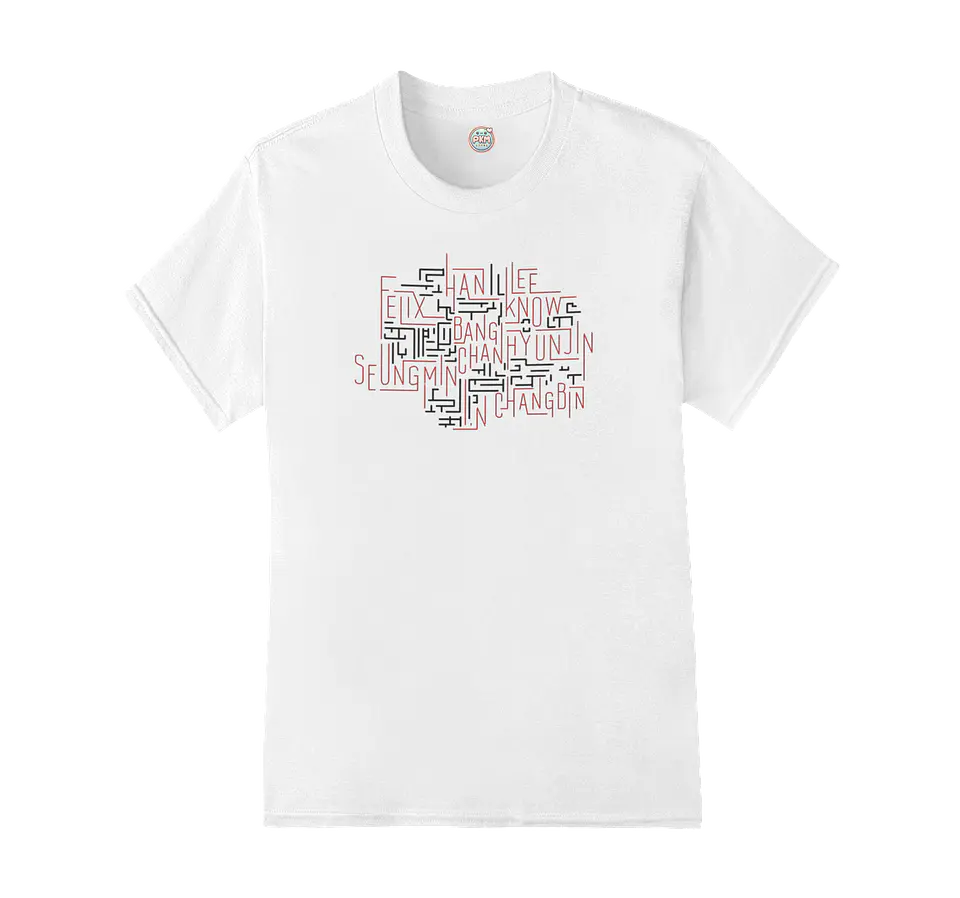Polera Stray Kids Name Art 1
