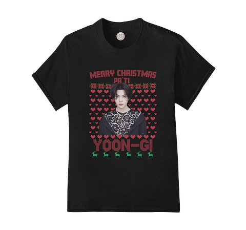 Polera BTS Marry Christmas Pa’ti Yoongi