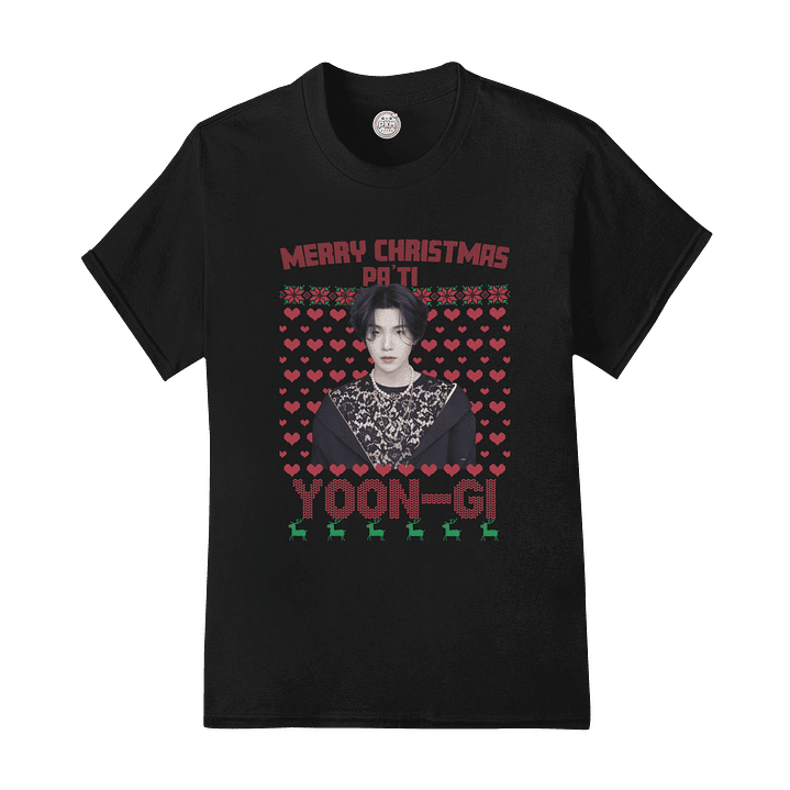 Polera Marry Chistmas Pa`ti Yoongi 1