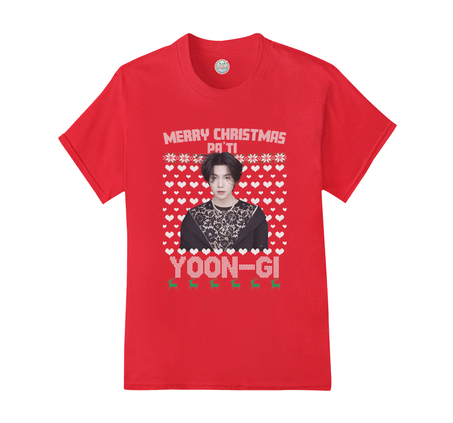 Polera BTS Marry Christmas Pa’ti Yoongi 2