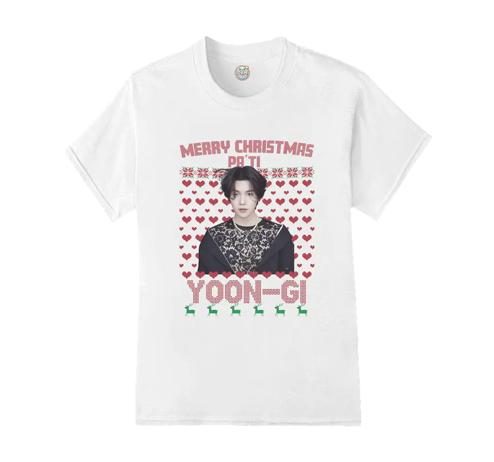 Polera BTS Marry Christmas Pa’ti Yoongi 3