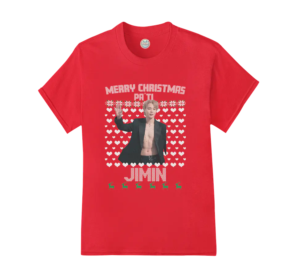 Polera Merry Christmas Pa' Ti Jimin 3