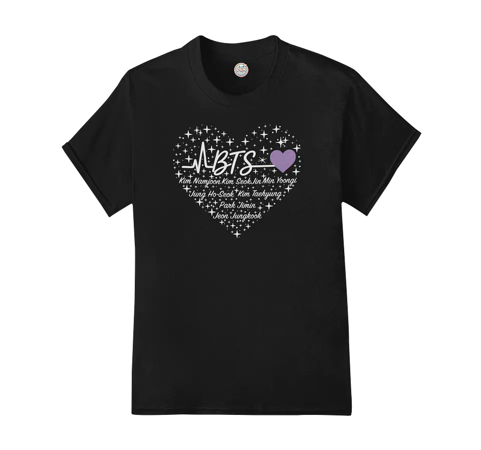 Polera BTS OT7 | Sparkle Heart 1