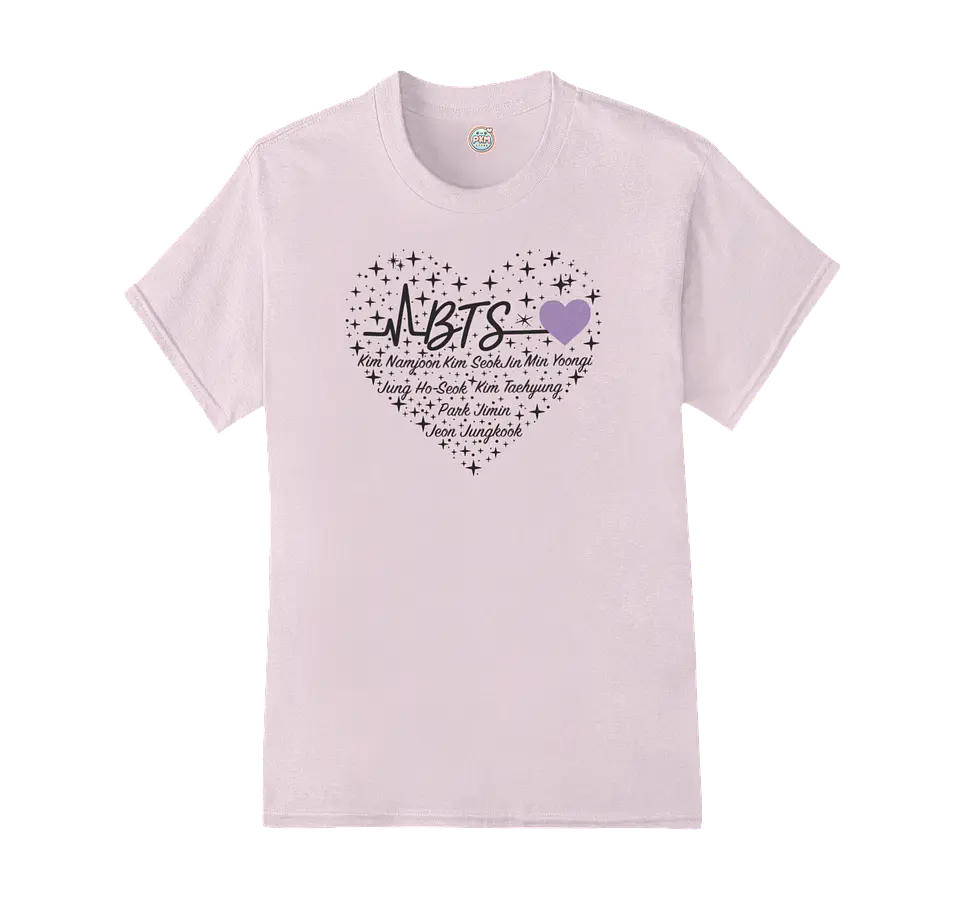 Polera BTS OT7 | Sparkle Heart 4