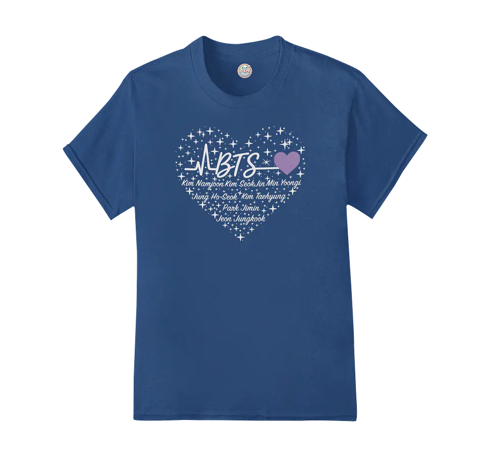 Polera BTS OT7 | Sparkle Heart 5