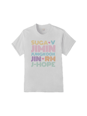 Polera BTS Rainbow Line