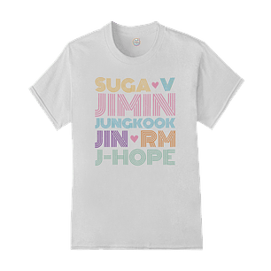 Polera BTS Rainbow Line