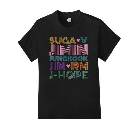 Polera BTS OT7 | Rainbow Line