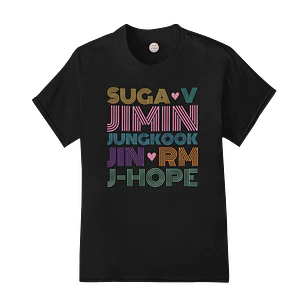 Polera BTS Rainbow Line