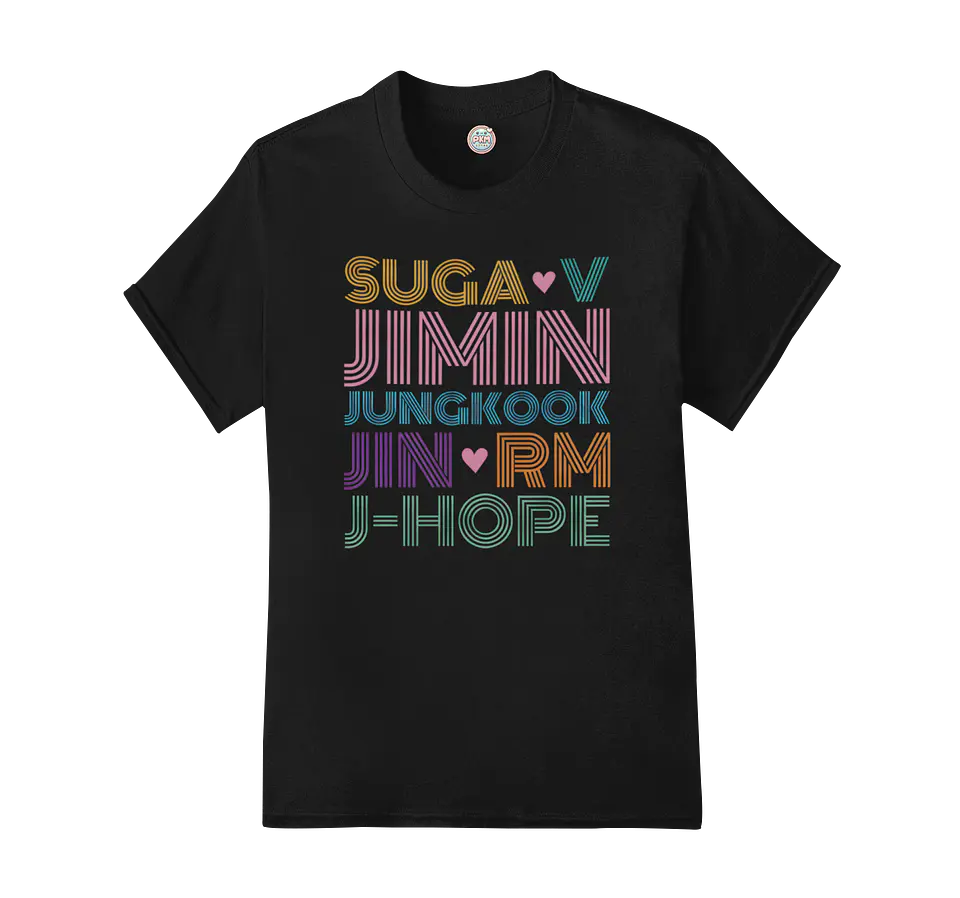 Polera BTS OT7 | Rainbow Line 1