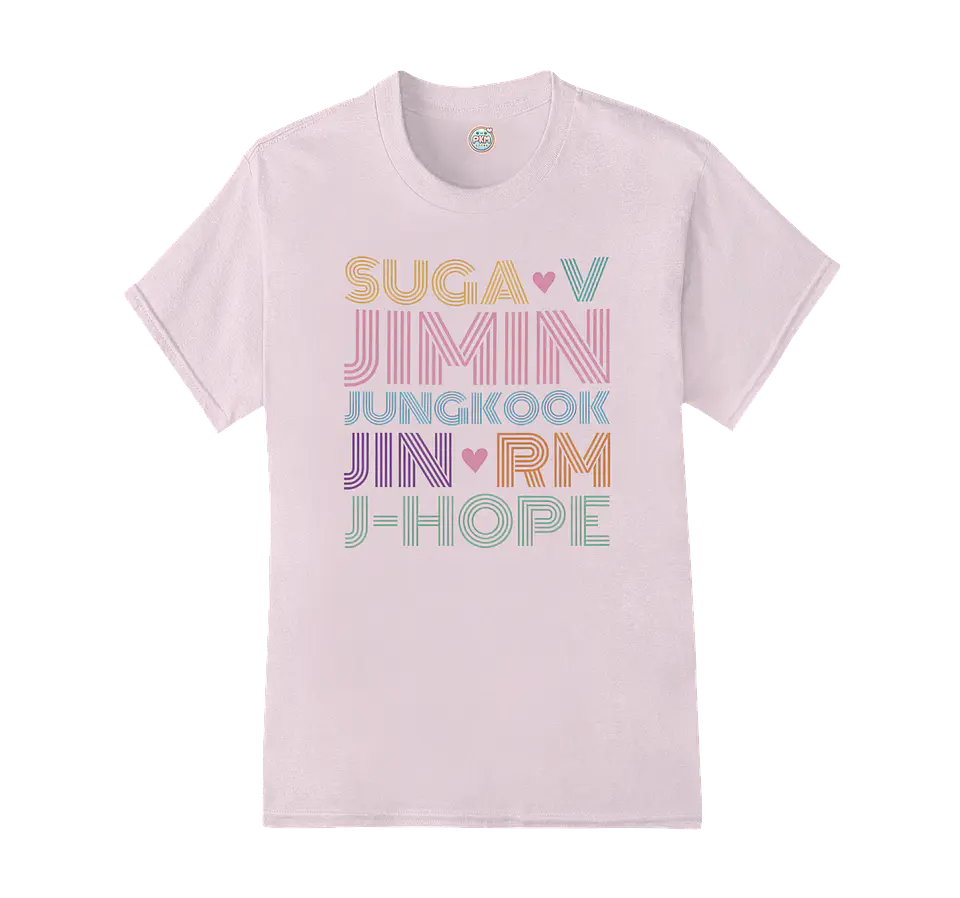 Polera BTS OT7 | Rainbow Line 5