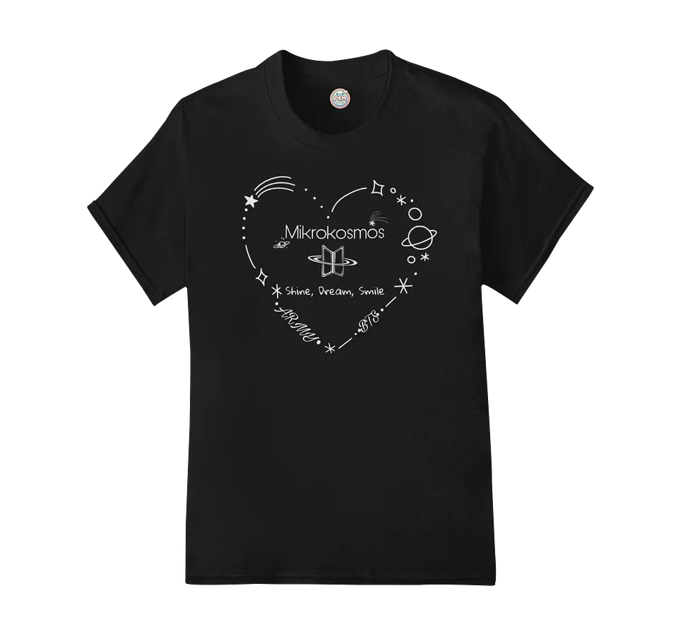 Polera BTS OT7 | Mikrokosmos Line Art 2