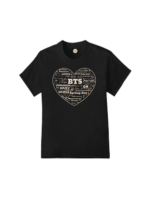 Polera BTS - Heart Edition