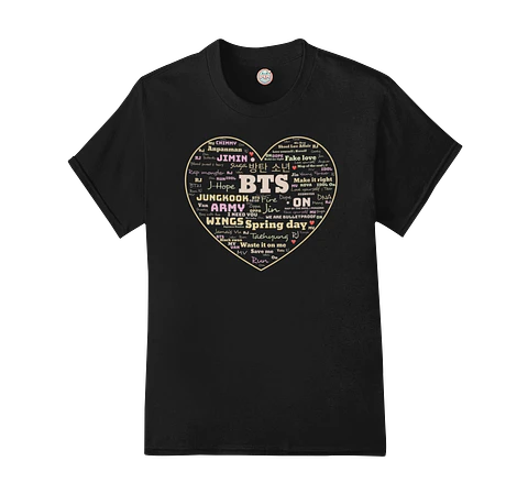 Polera BTS OT7 | Heart Edition