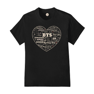 Polera BTS - Heart Edition