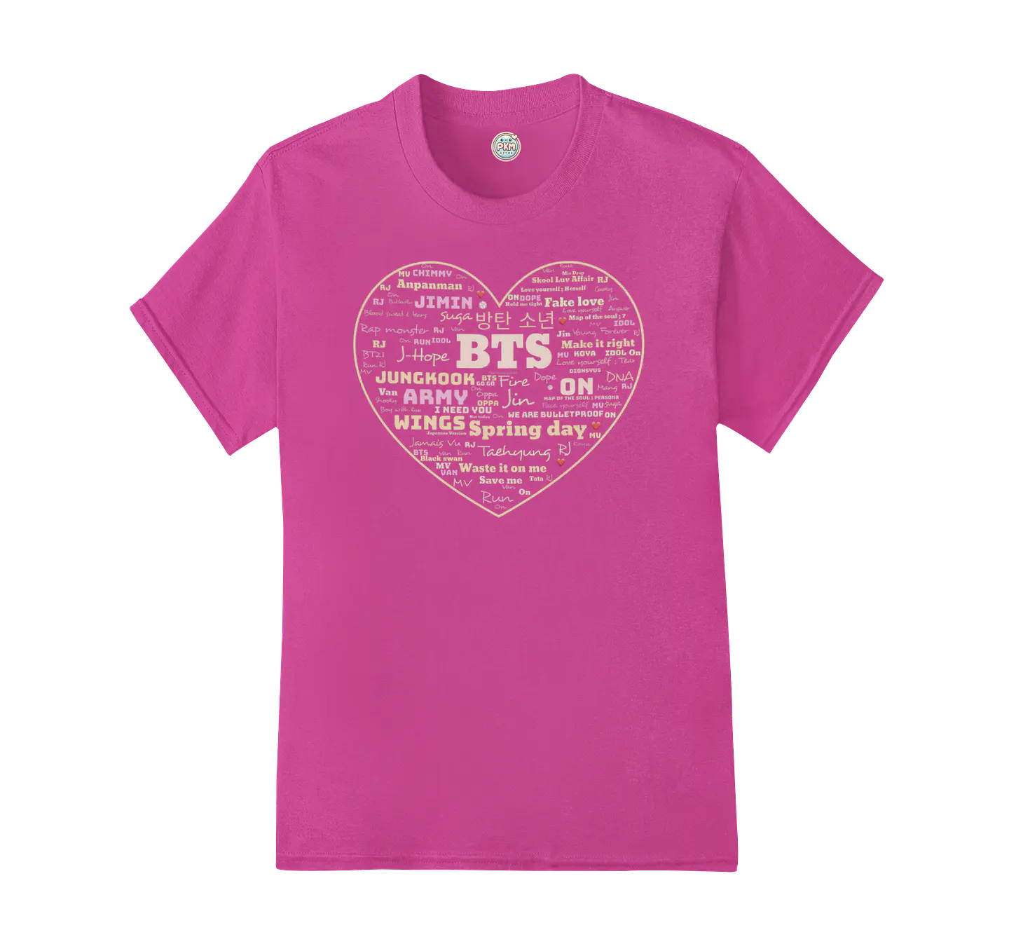 Polera BTS OT7 | Heart Edition 2