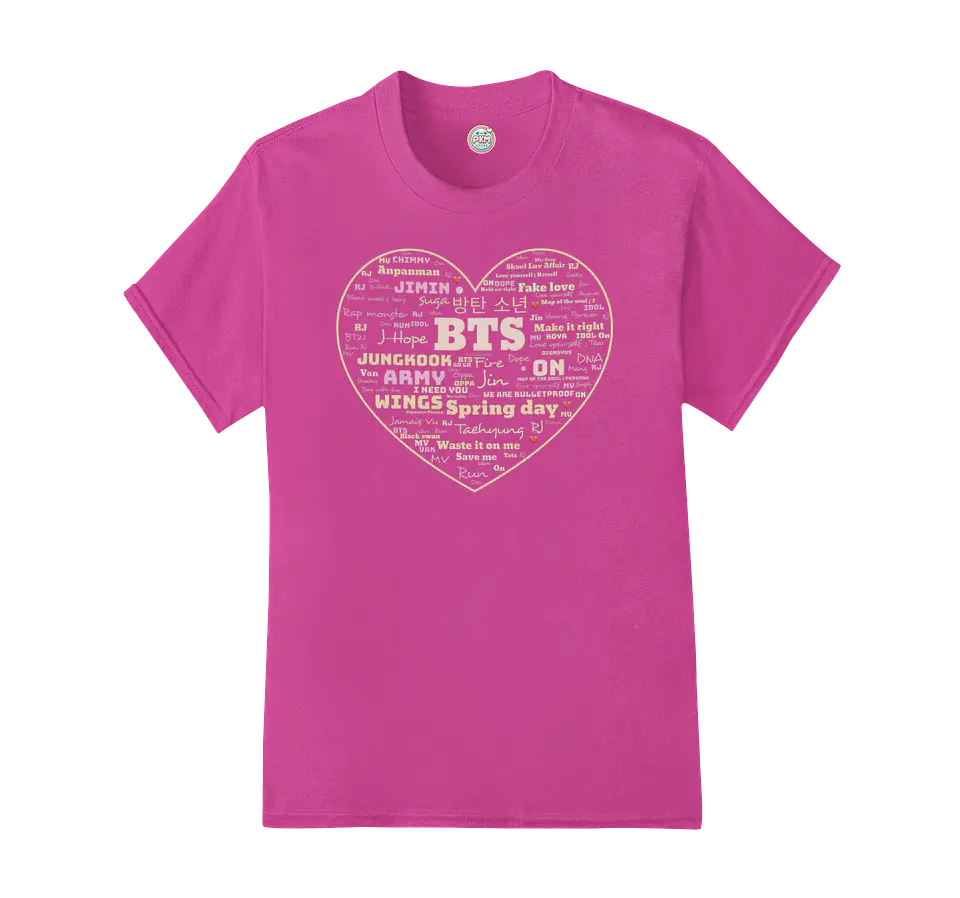 Polera BTS OT7 | Heart Edition 2