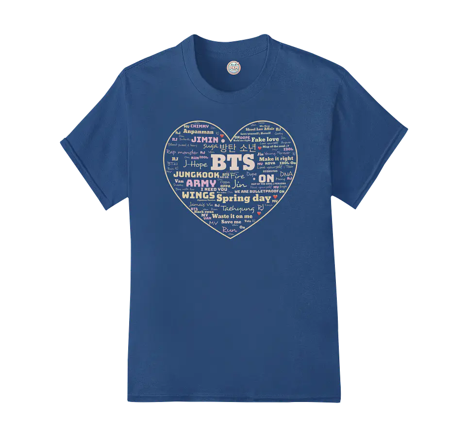 Polera BTS OT7 | Heart Edition 3