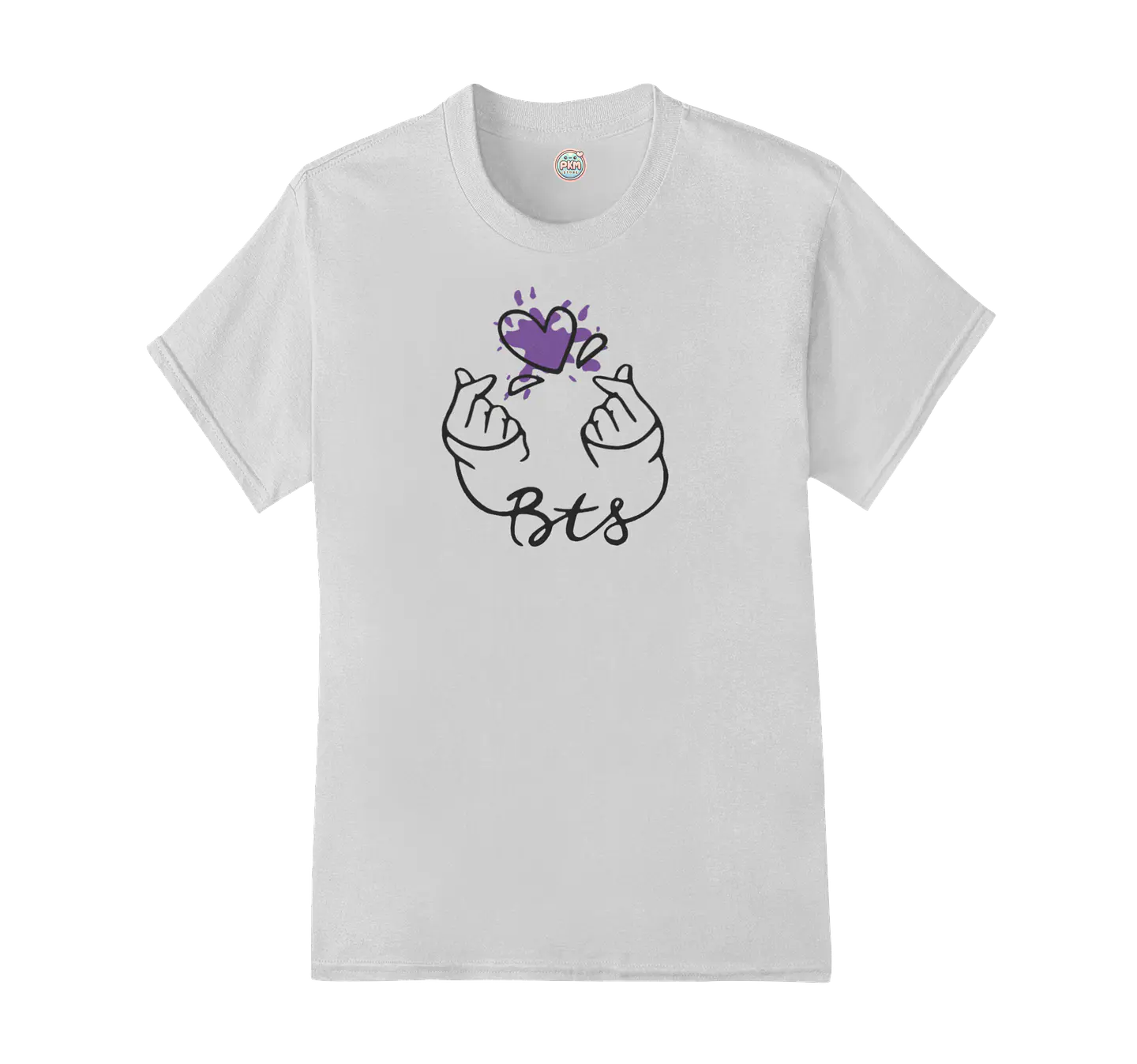 Polera BTS OT7 | Purple Finger Heart 2