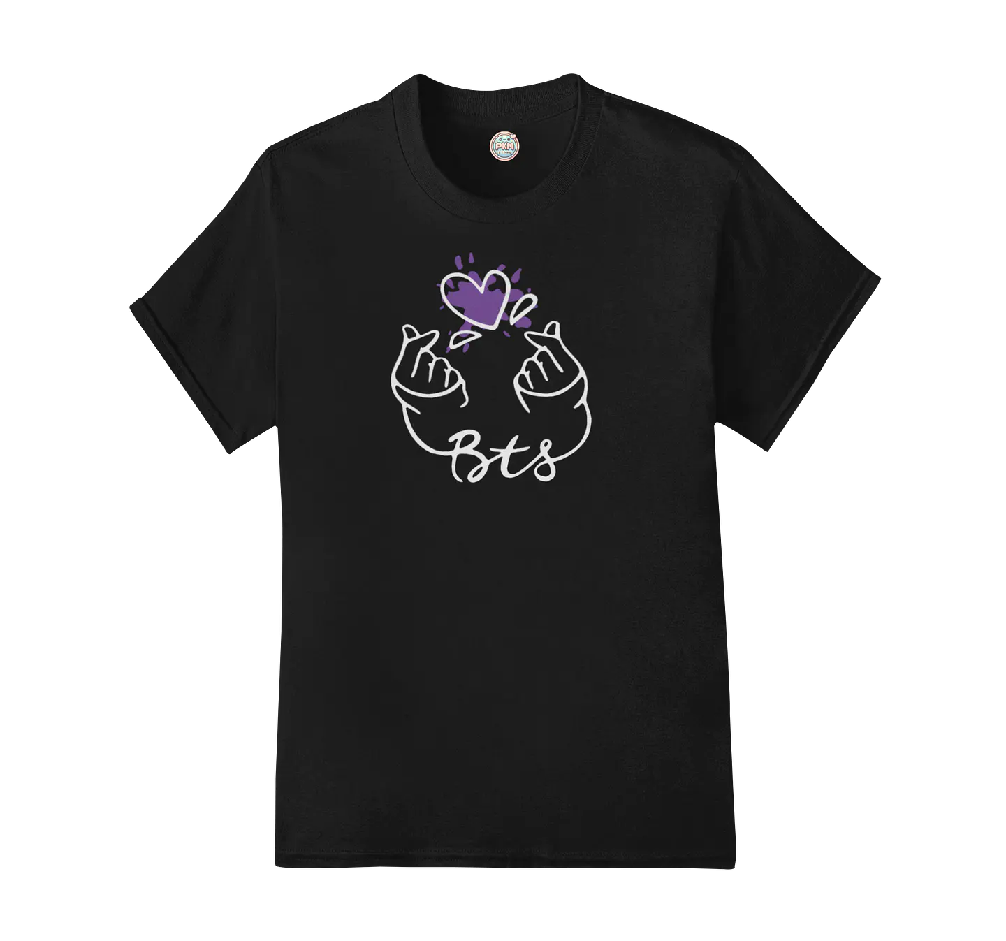 Polera BTS OT7 | Purple Finger Heart 1