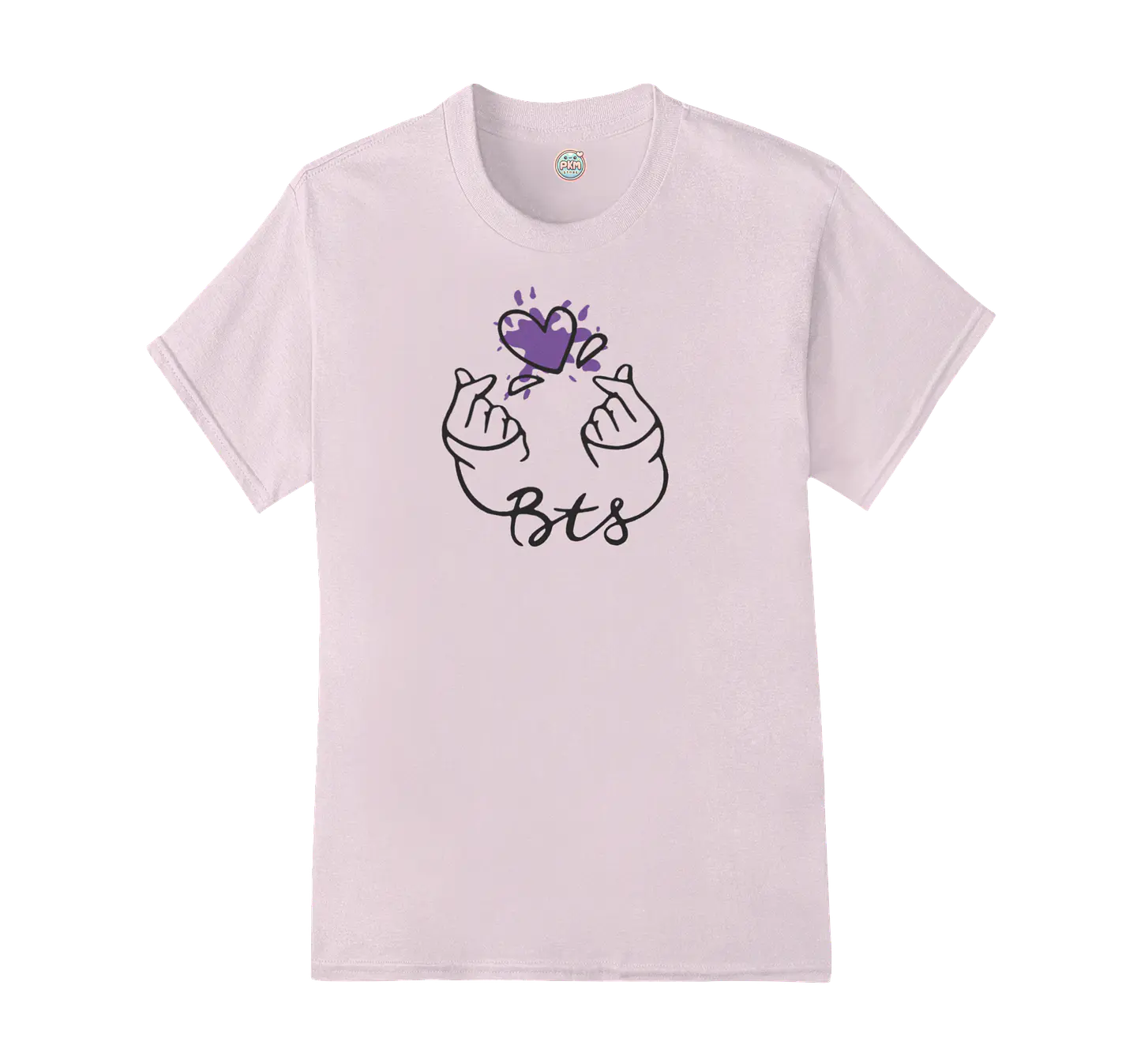 Polera BTS OT7 | Purple Finger Heart 4