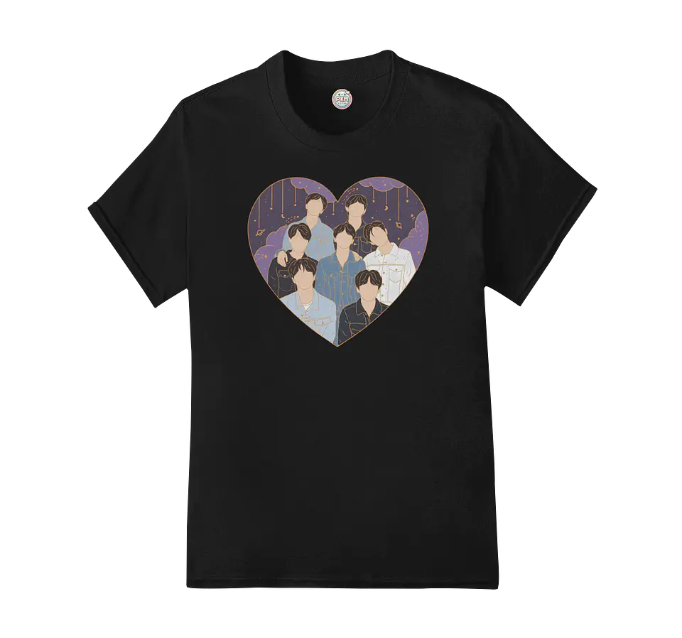 Polera BTS OT7 | Bangtan Eternal Heart 1