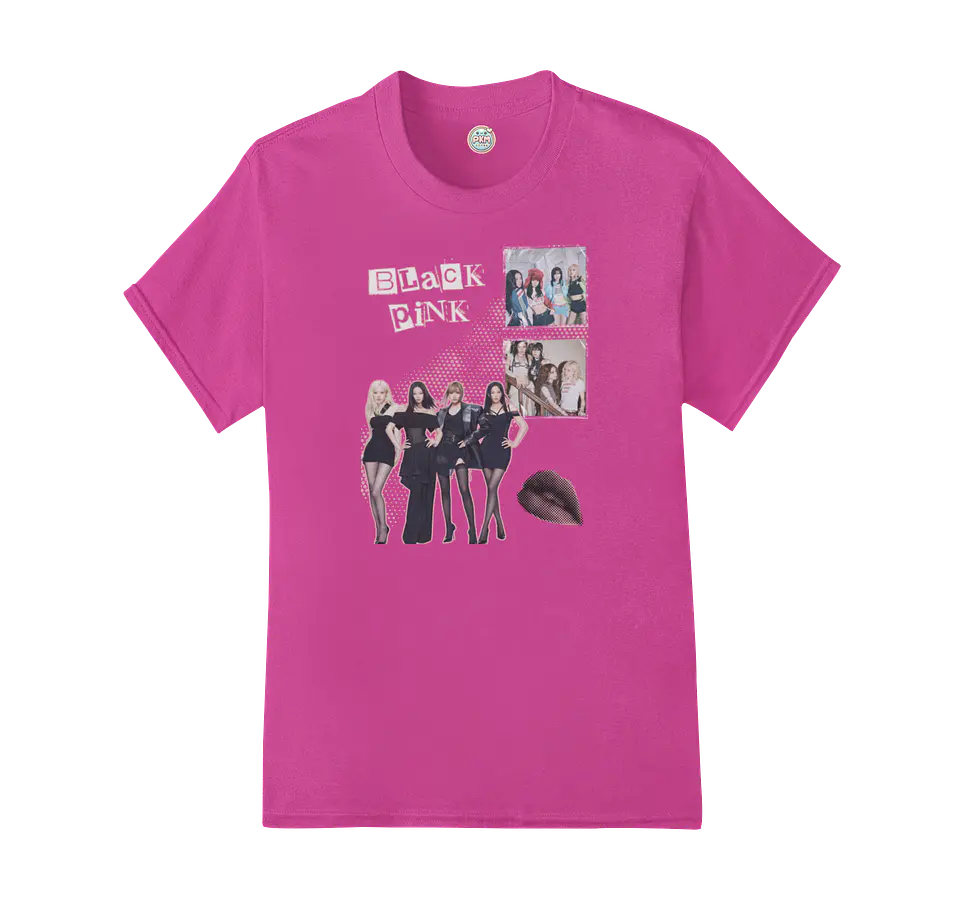 Polera Blackpink Pop Collage 3