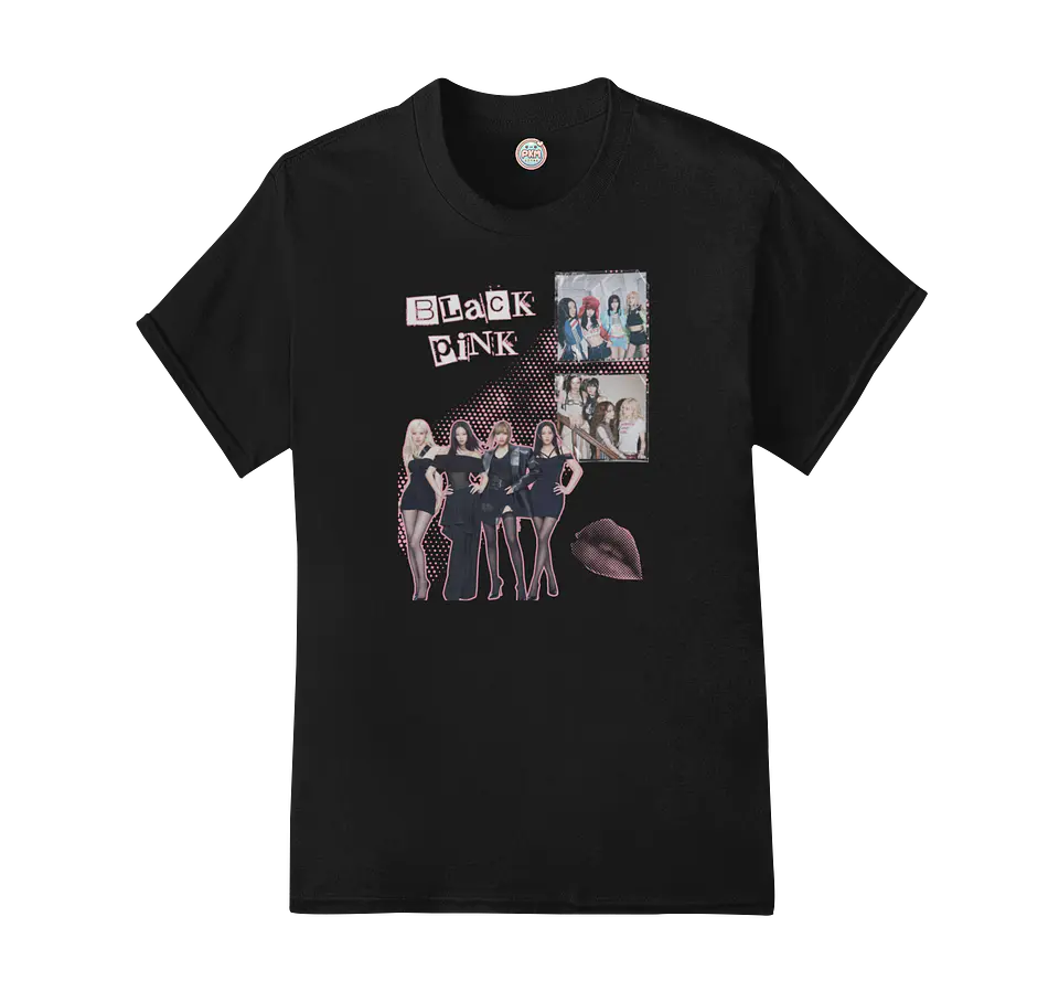 Polera Blackpink Pop Collage 1