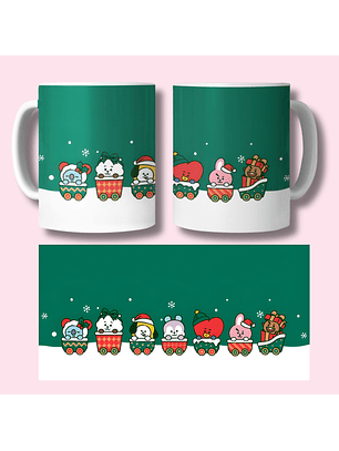 Tazon Navidad Con BT21