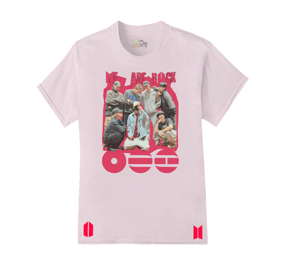 Polera BTS OT7 | We Are Back Ver. 1 2