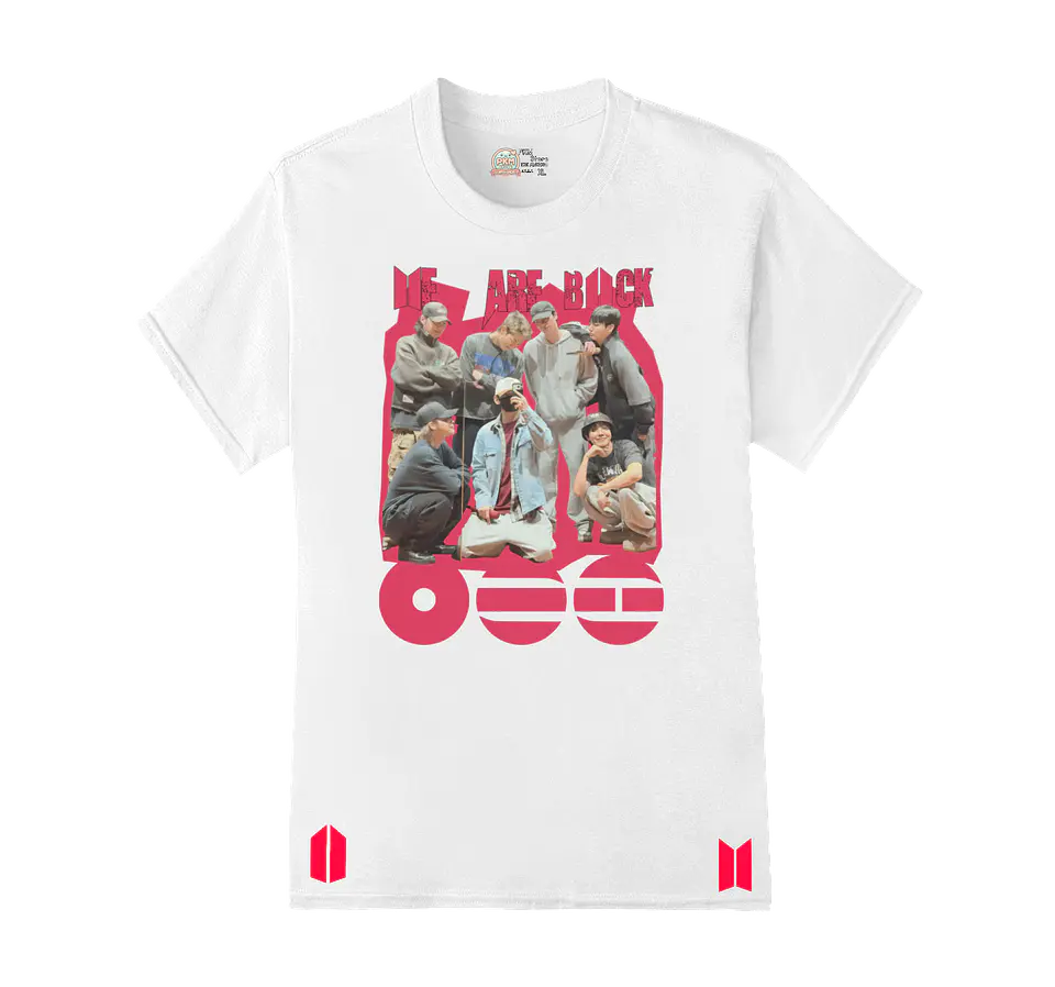 Polera BTS OT7 | We Are Back Ver. 1 3