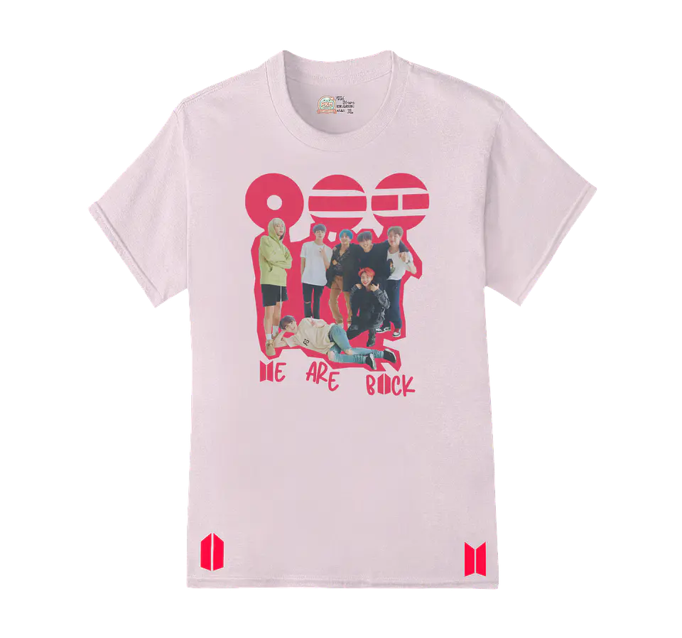Polera BTS OT7 | We Are Back Ver. 2 4