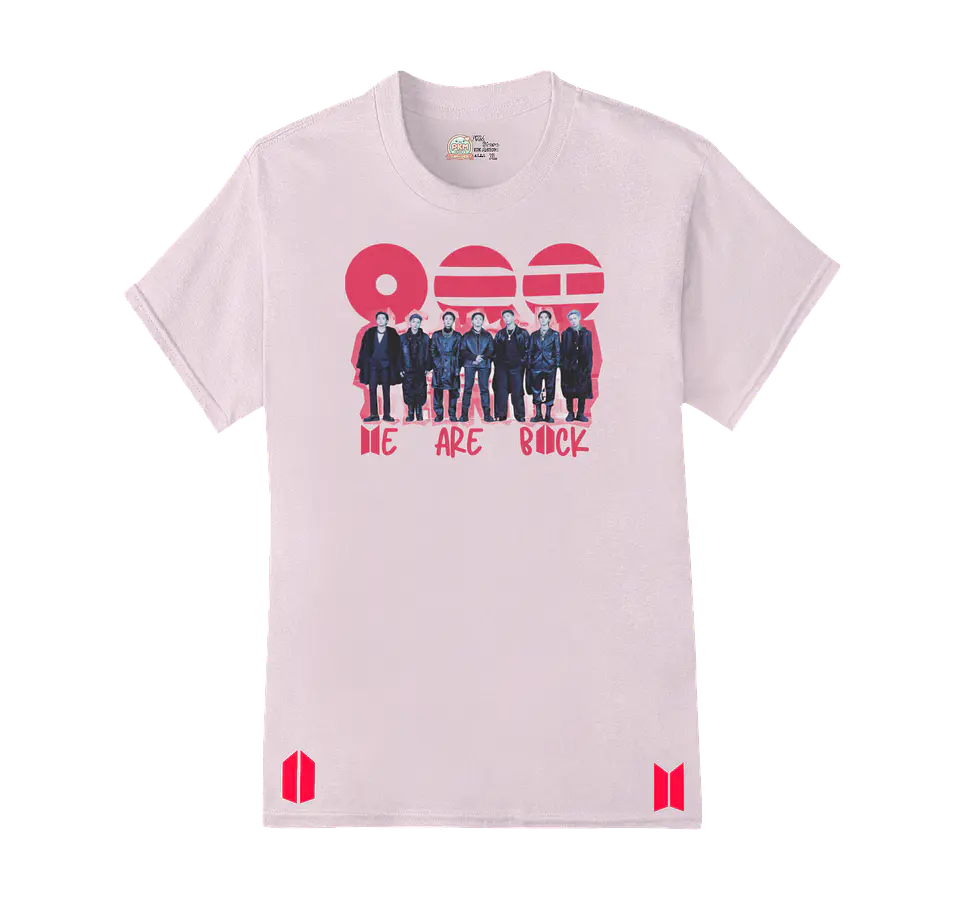 Polera BTS OT7 | We Are Back Ver. 4 7