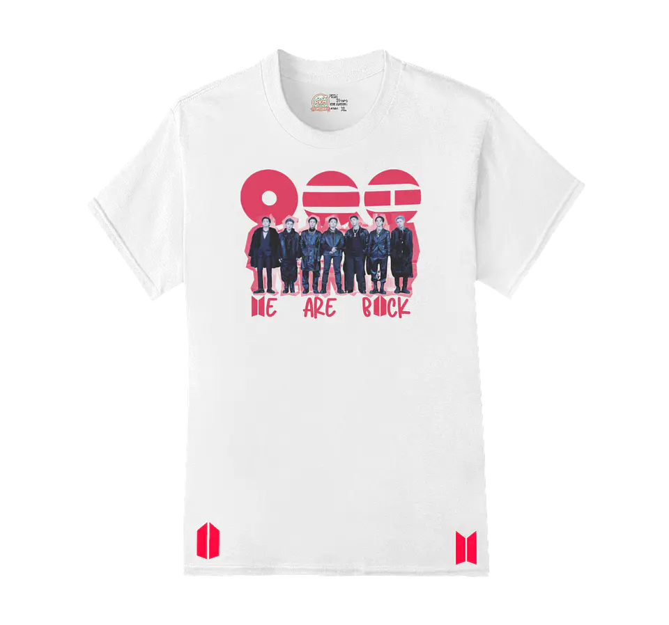 Polera BTS OT7 | We Are Back Ver. 4 5