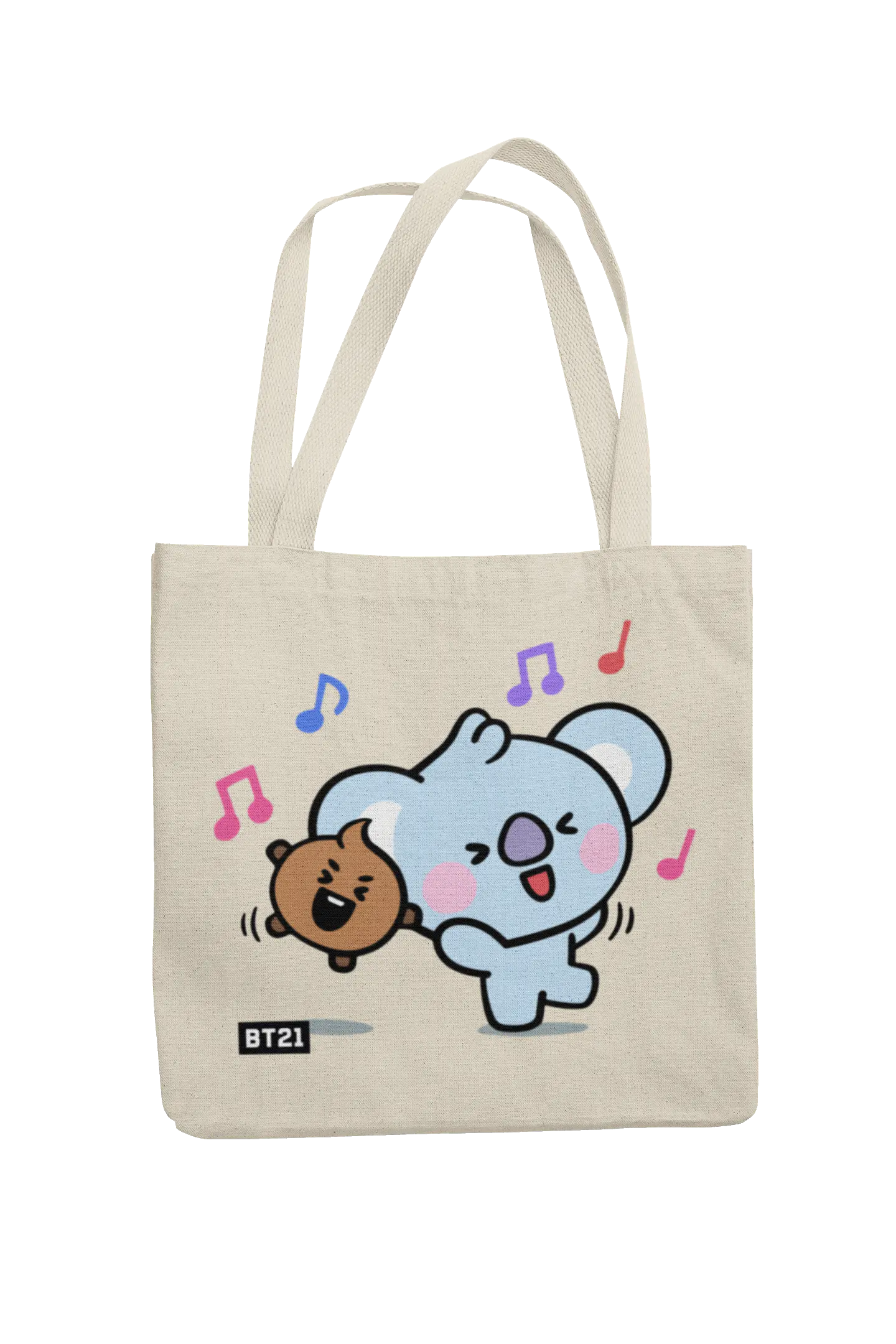 Totebag BT21 Koya y Shooky | Música 1