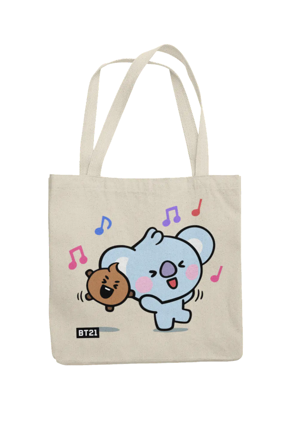 Totebag BT21 Koya y Shooky | Música 1