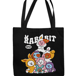 Totebag Cute Bunny Squad