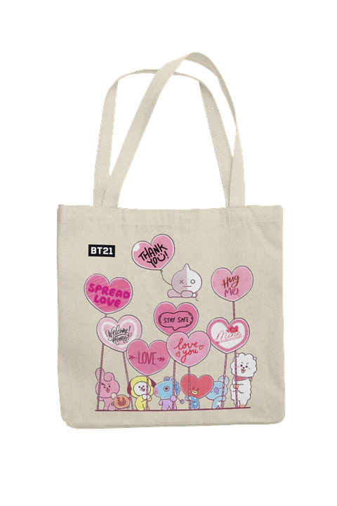 Totebag BT21 | Love Balloons