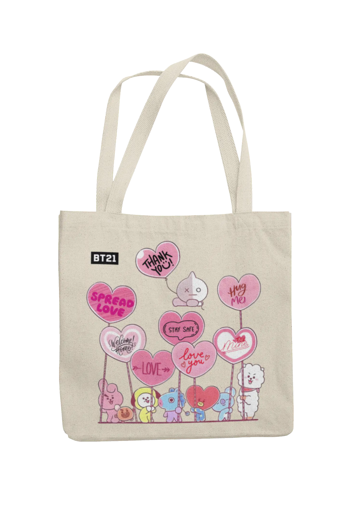 Totebag BT21 | Love Balloons 1