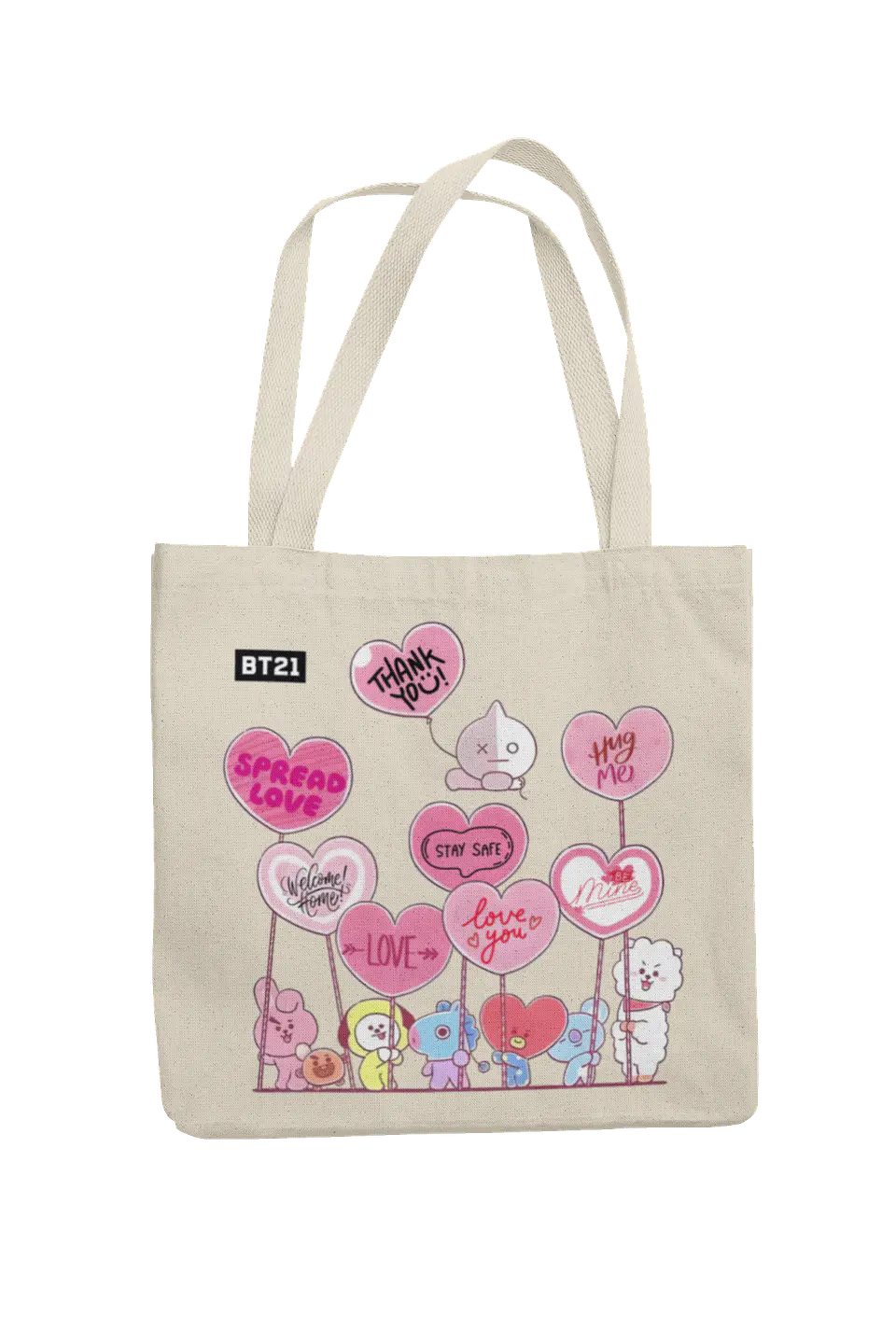 Totebag BT21 | Love Balloons 1