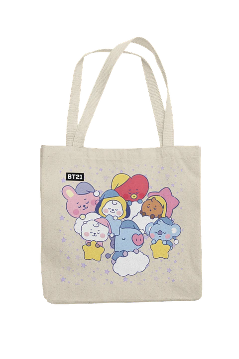 Totebag BT21 | Cloudy Night