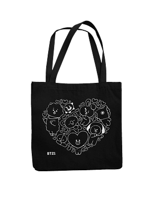 Totebag Heart Line