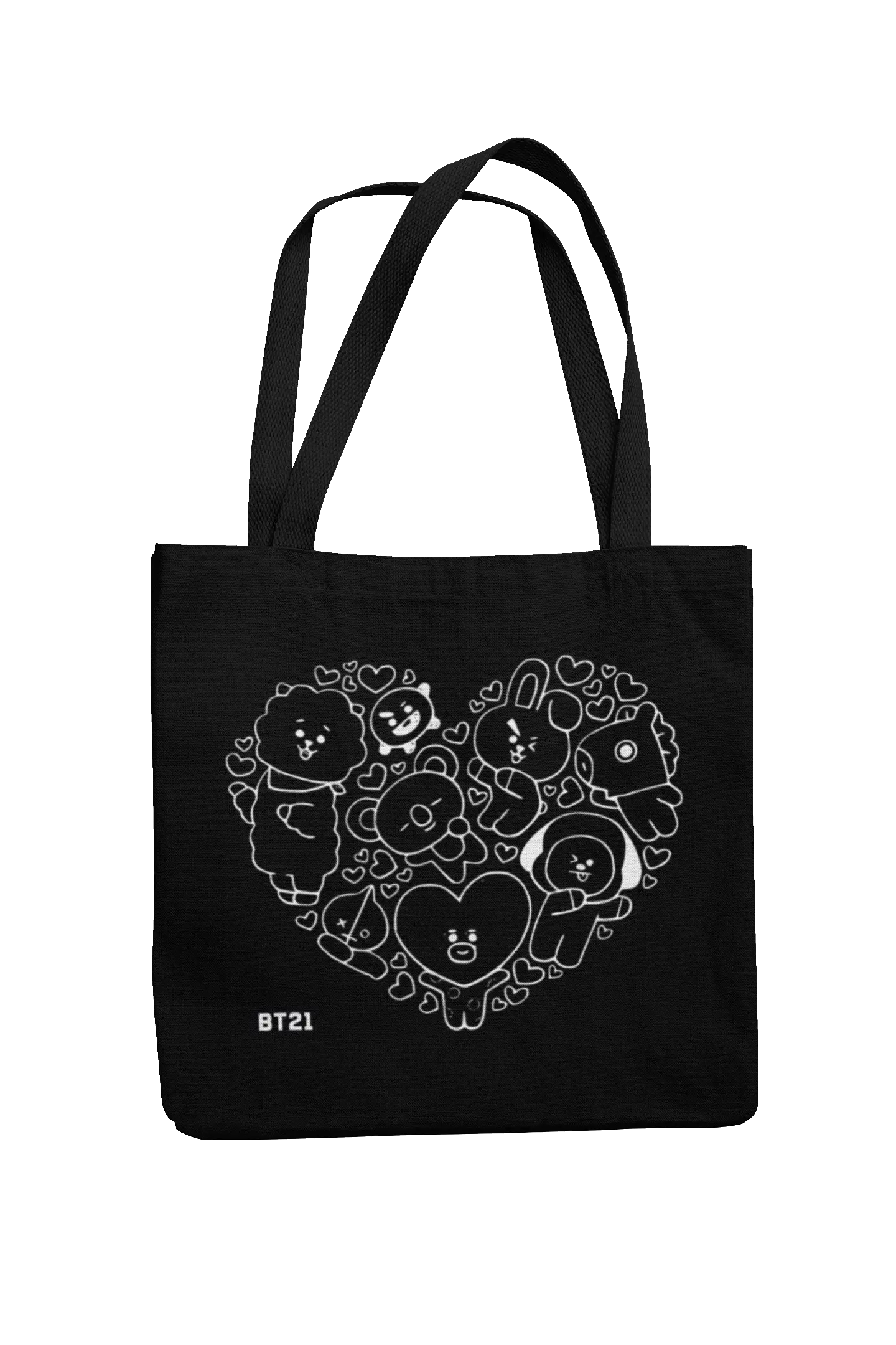 Totebag BT21 | Heart Line 1