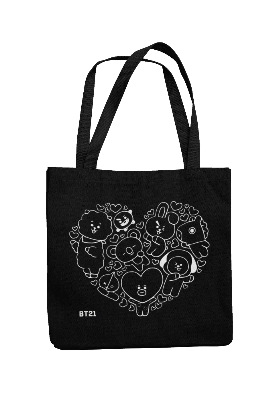 Totebag BT21 | Heart Line 1