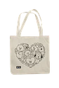 Totebag BT21 | Heart Line - Miniatura 2