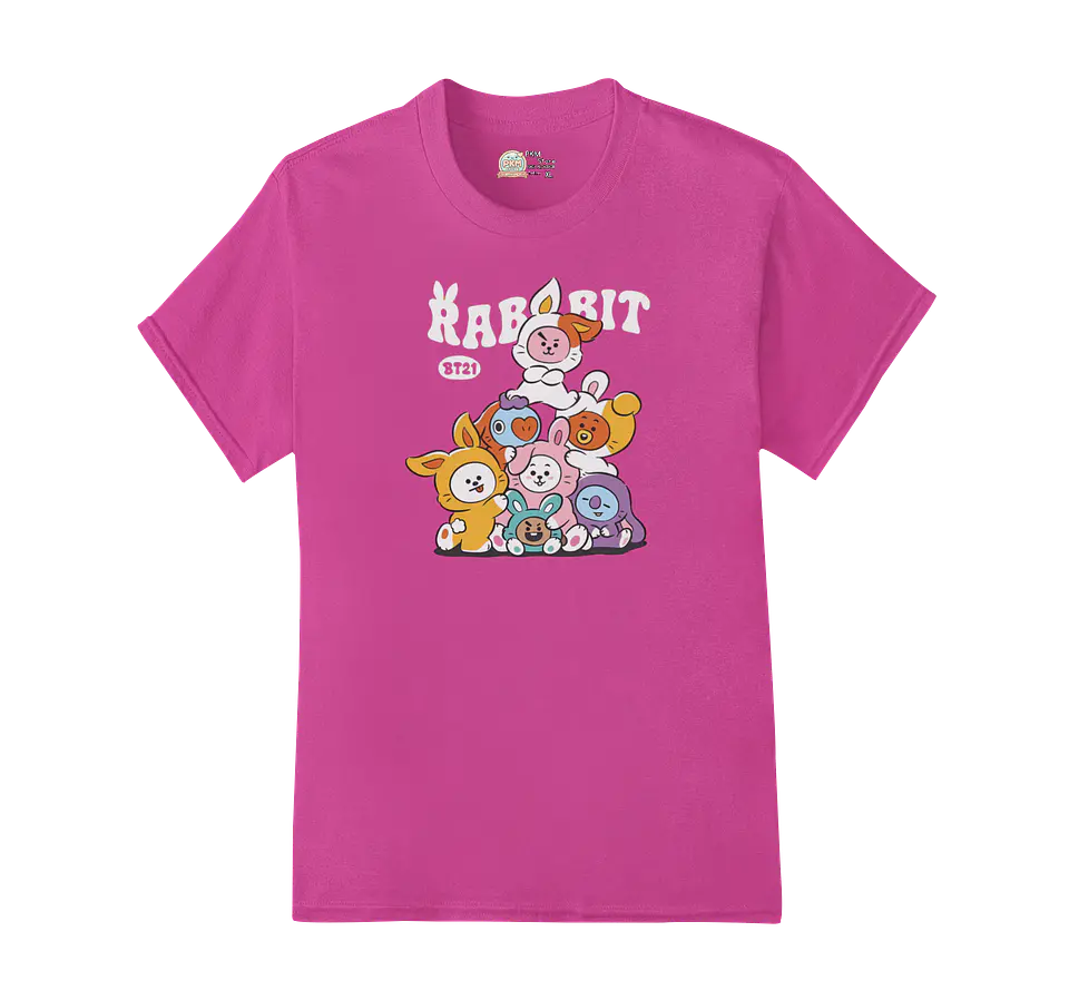 Polera BT21 | Bunny Squad 3