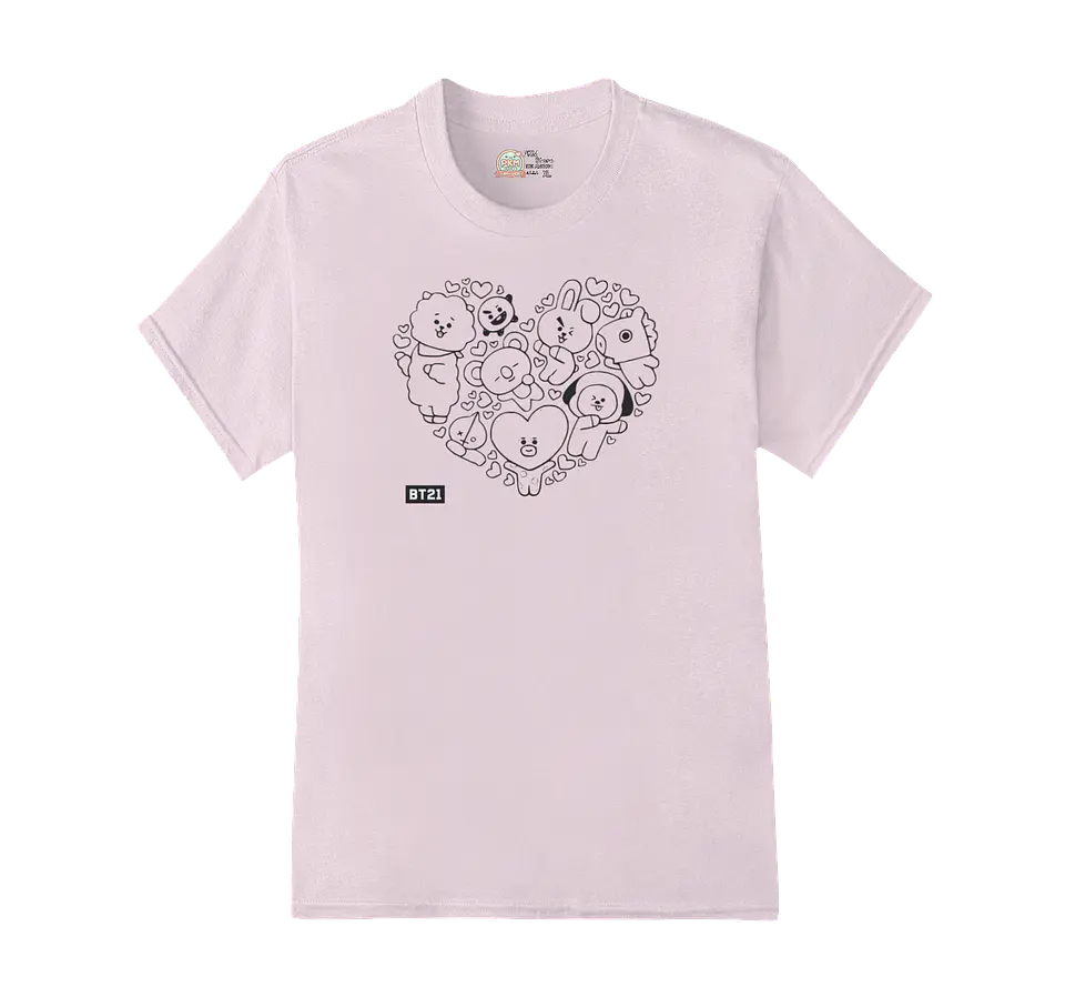 Polera BT21 | Heart Line 3