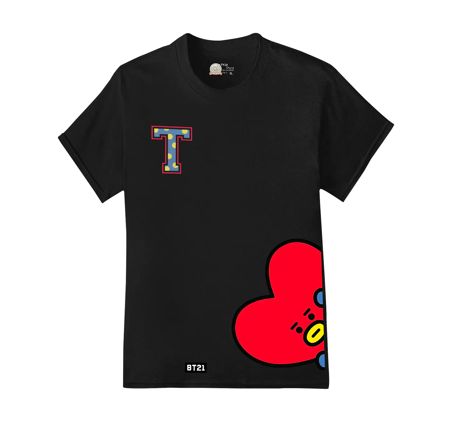Polera BT21 | Letter Pop Tata 1