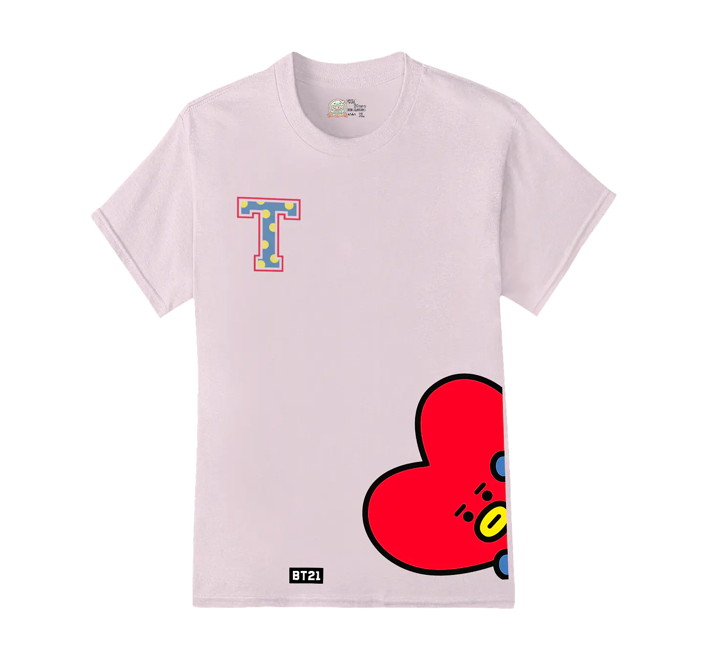 Polera BT21 | Letter Pop Tata 2