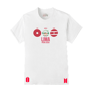 Polera BTS World Tour 2026 – Lima Chapter